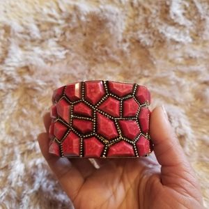 Park lane bracelet gold and red